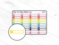 2625-2~~15 Minute Timed Labels Planner Stickers.