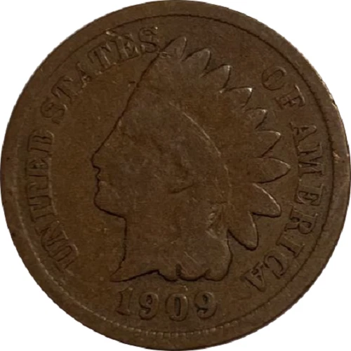1909 P Indian Head Cent - Good - As Shown (379)