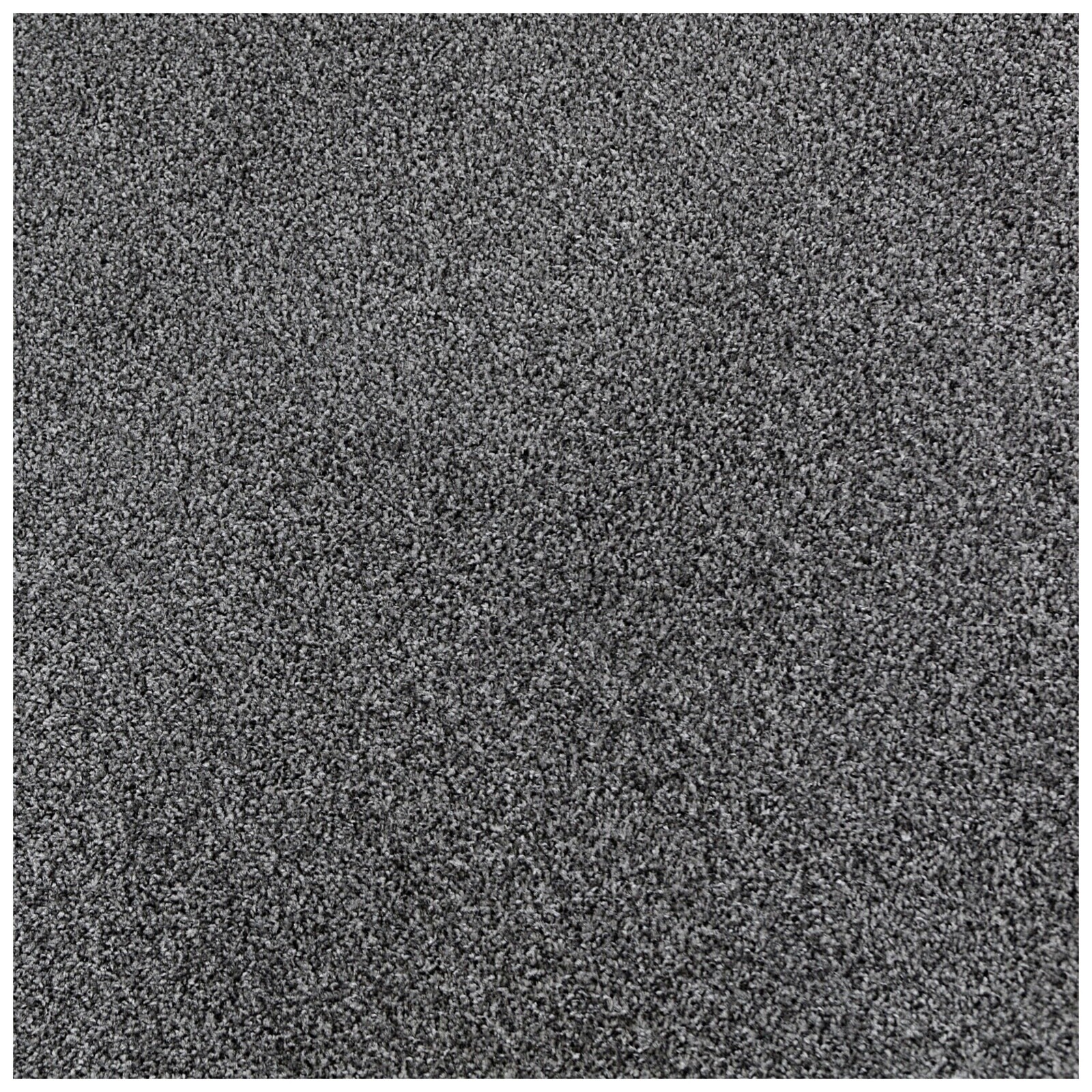 CUT PRICE Grey Silver Black Twist Felt Back Carpet £9.99m² Cheap