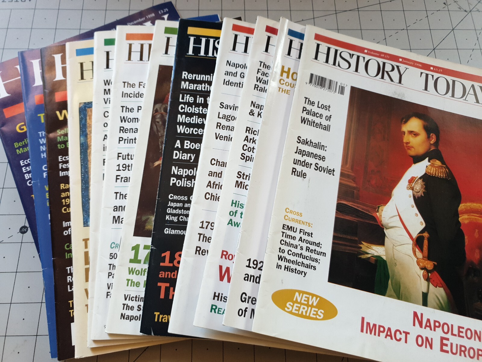 12x History Today Magazines 1998 Set