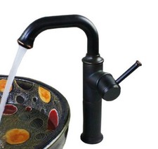 Black Oil Rubbed Brass Bathroom Kitchen Bar Vessel Sink Faucet Mixer Tap ssf092