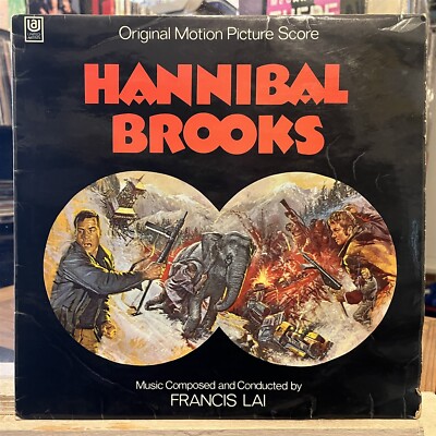 [OST]~VG+ LP~HANNIBAL BROOKS~Original Motion Picture Score~Francis Lai~[1969]~UK