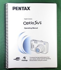 Ricoh Optio SVi OPerating Manual: 180 Pages  Protective Covers 