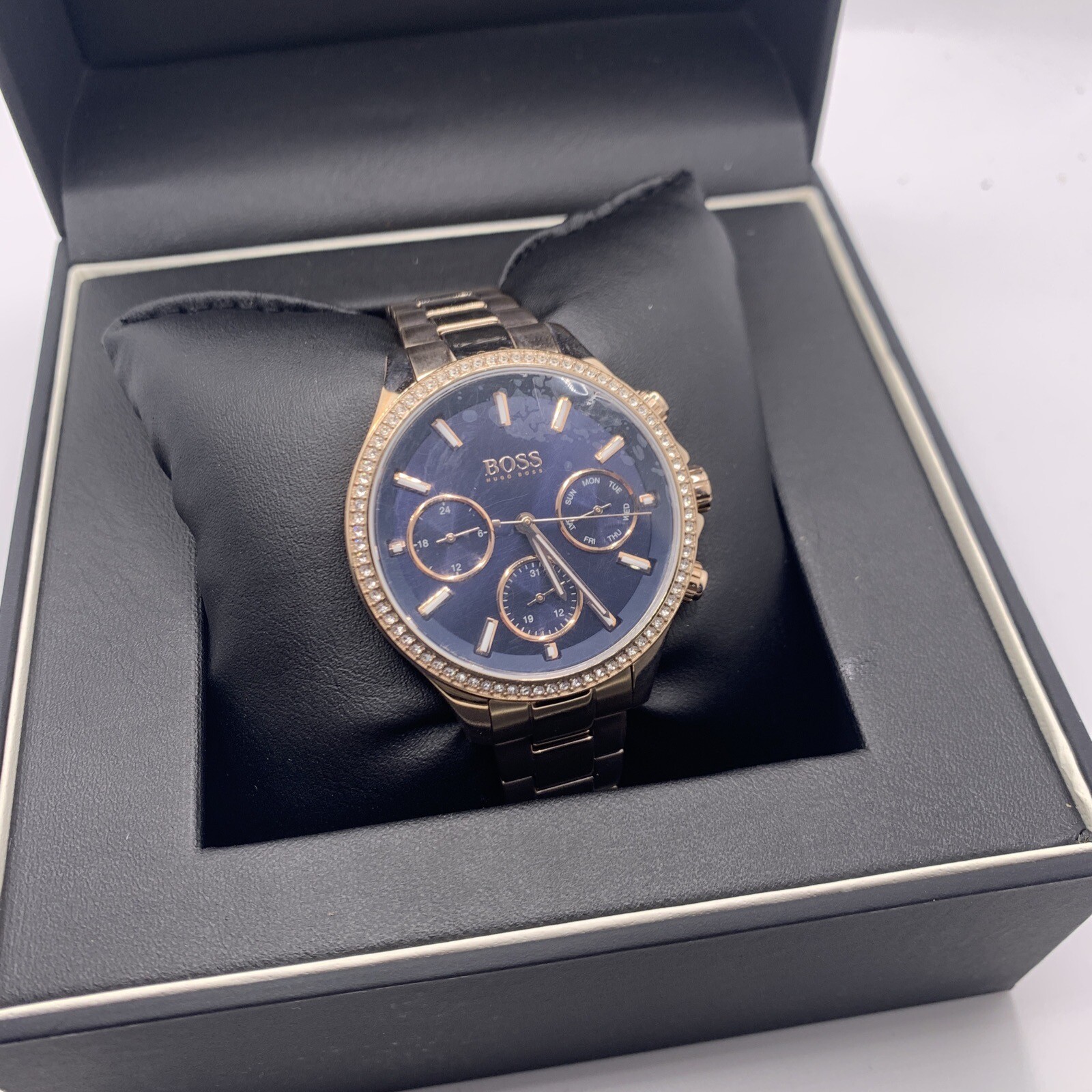 Hugo BOSS Hera Sport Lux Rose Day Date Ladies Watch 1502566 BNIB eBay