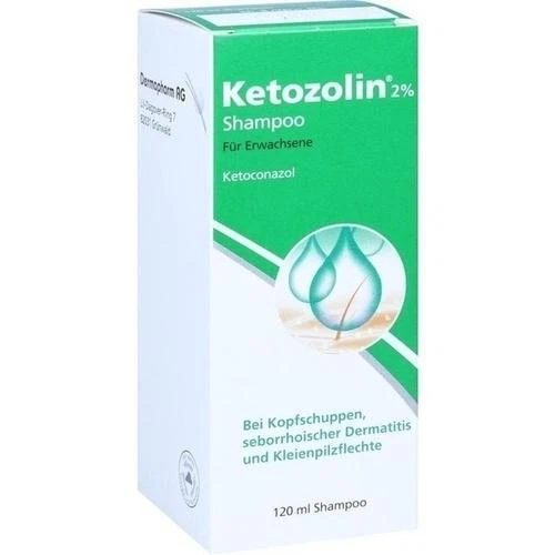 DERMAPHARM AG 3x KETOZOLIN 2% Shampoo 120ml PZN: 2837759