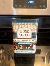 Bond Street Pipe Tobacco EMPTY Vintage Tin - Philip Morris 1930s pocket tin Look