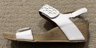 Clarks Collections Women's Bendables Leather Wedge Slingback Sandals White 6.5M — photo 10