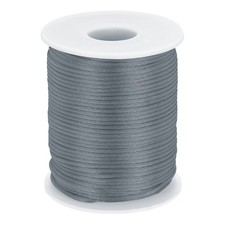 Nylon String Cord 2mm x 55 Yards Thread Twine String Beading Cord,Dark Grey