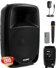 Pyle PSBT105A 1000W Portable Bluetooth PA Speaker 10" Black