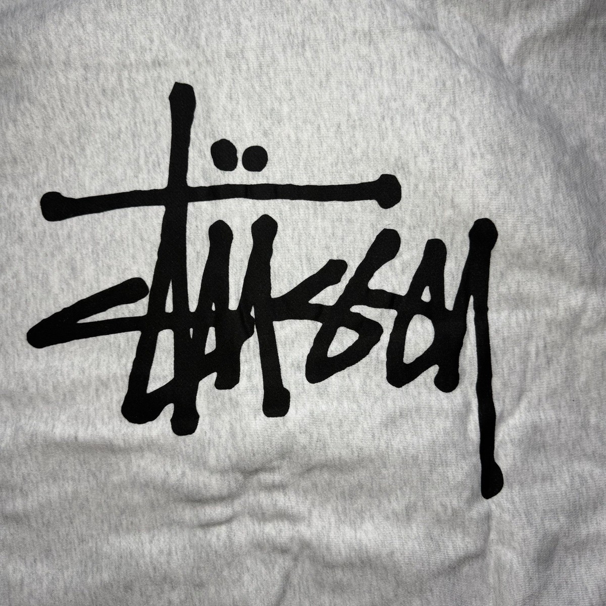 Stussy Basic Grey Men Zip-up Hoodie Size S | eBay