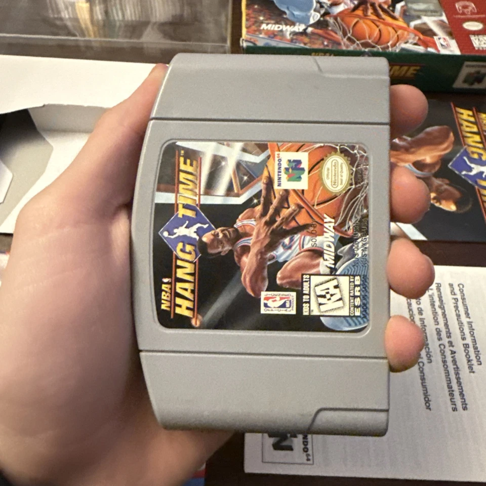 NBA HangTime (Nintendo 64 N64) Complete - Tested - Authentic - Image 2 of 4