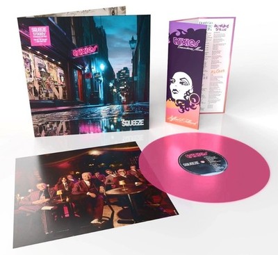 SQUEEZE LP Trixies TRANSPARENT PINK VINYL limited Edition 1st Pressing MAILS SAM