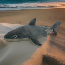 Wild Republic Blacktip Shark 23 Plush Stuffed Animal Soft Ocean Aquarium