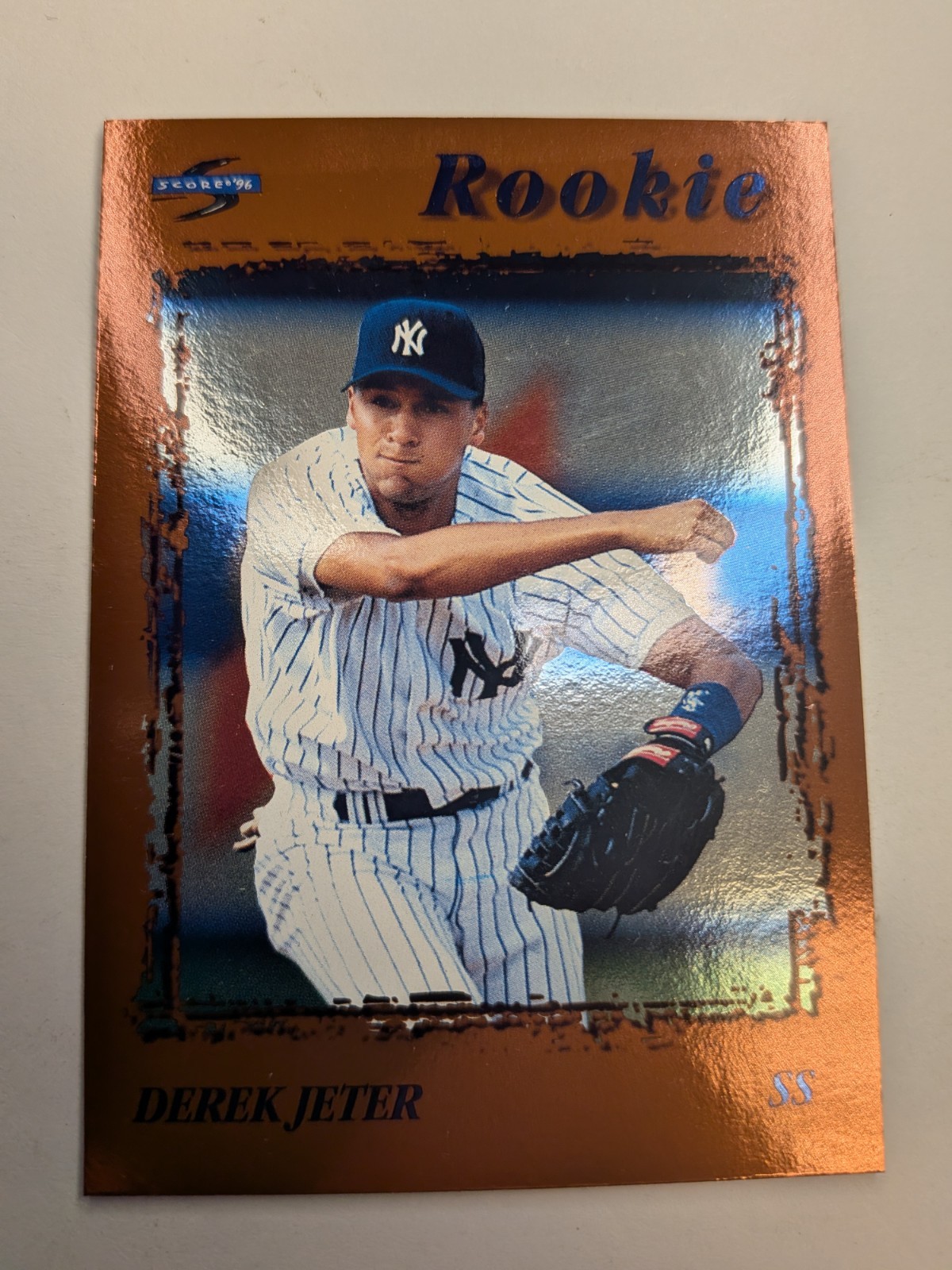1996 Score Derek Jeter Dugout Collection Series One #106 Rookie Yankees