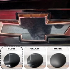 Gloss Black TAILGATE PLASTIC Overlay Bowtie Traverse NOT VINYL