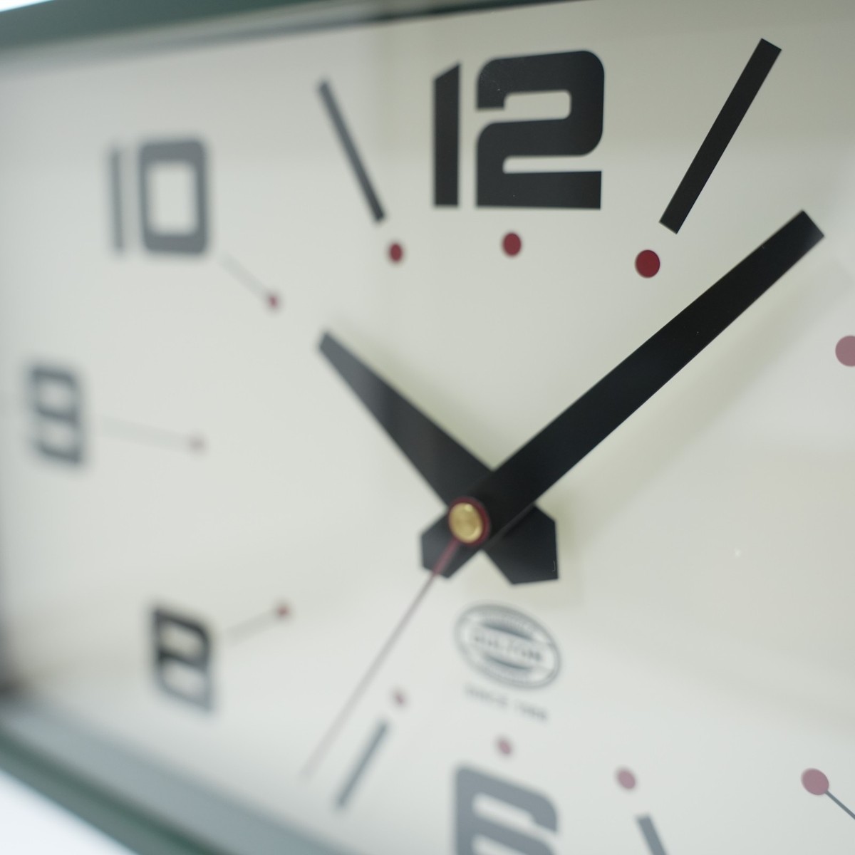 DULTON Double Face Wall Clock Rectangle Dark Green H21-0362DGN