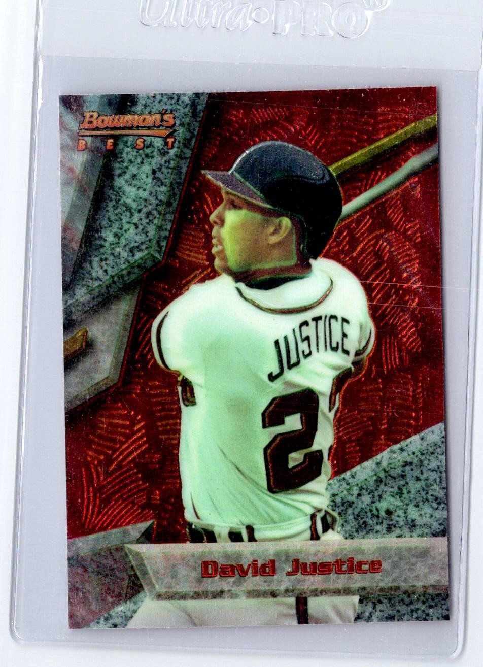 1994 Bowman's Best David Justice #63 Refractors