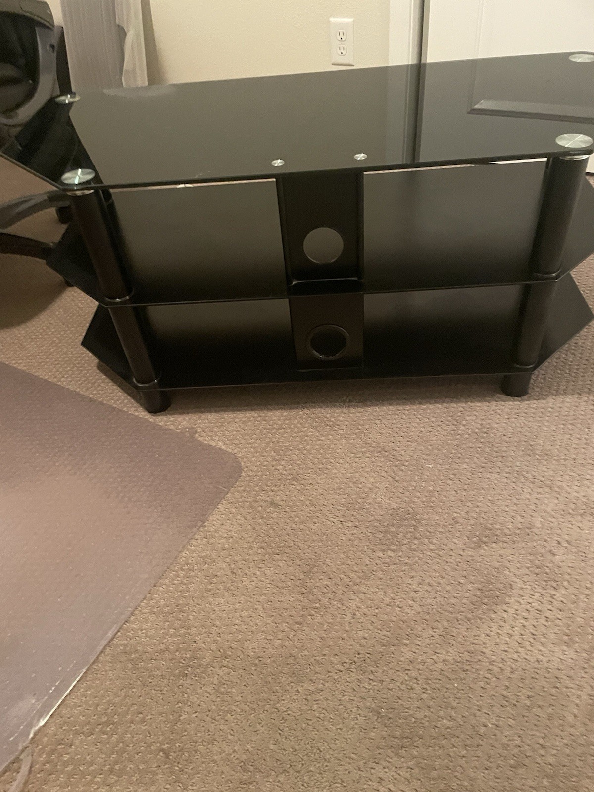 Glass TV Stand