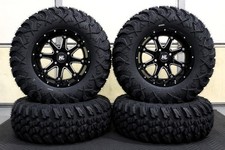 Honda Pioneer 700 28 Aurora 8 Ply Radial Atv Tire 14 Hl4 Wheel Kit Irs10k