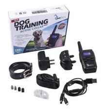 Remote Controlled Dog Training Collar 1000ft Range Rechargeable Waterproof