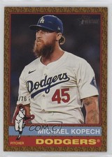 2025 Topps Heritage Color of the Year 23/76 Michael Kopech #288 08jk