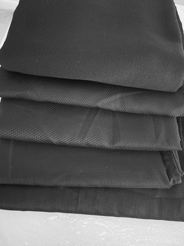 Lot of 5 Very Large Event Party Banquet Tablecloth Black Various Sizes Rectangle - Picture 4 of 6