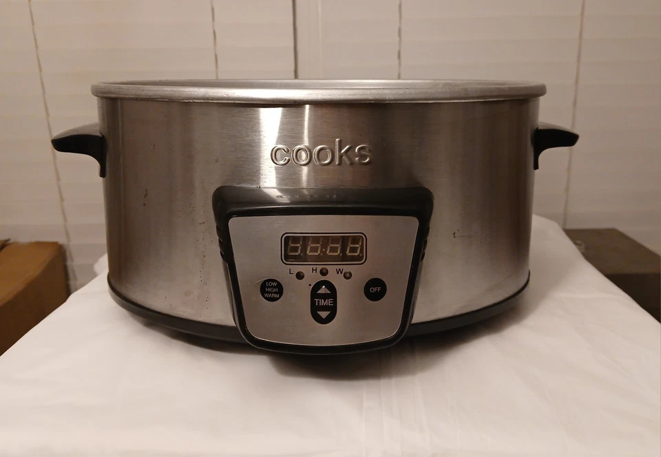 Olla de cocción lenta Cooks YDE-5000 #22095 base de elemento de calefacción solo funciona al 100 % Foto 2 de 4