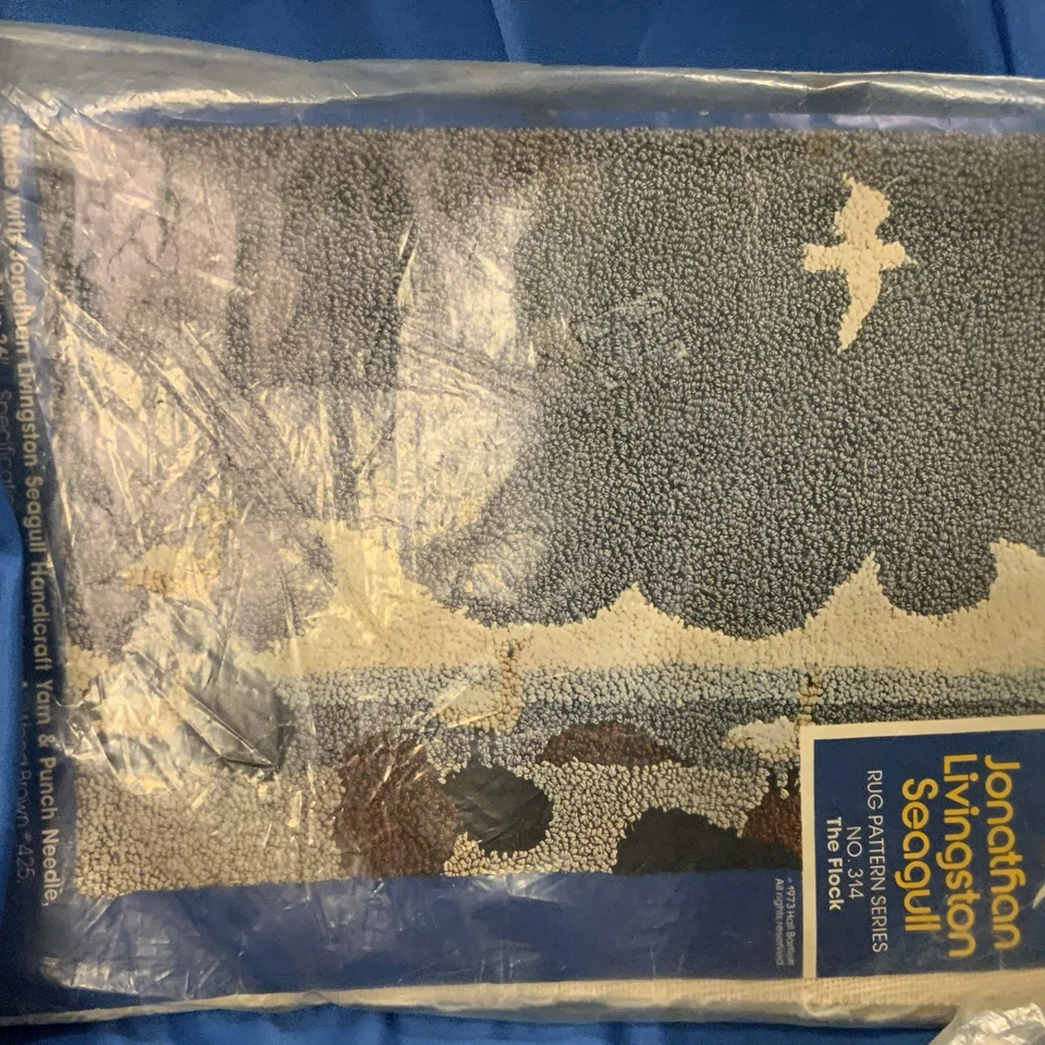 Винтажный Тетя Лидия дырокол игла ковер узоры чайка дикие гуси колониальный лот - Изображение 3 из 4