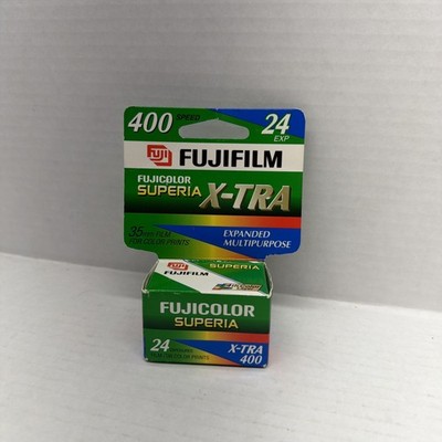 Vintage Fuji Film Superia X-Tra 24 Exp. 400 Film Expired 04-2010New old stock