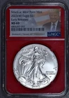 2023(W) $1 AMERICAN SILVER EAGLE UNC Trump Label 1 oz .999 NGC MS 69 A6439