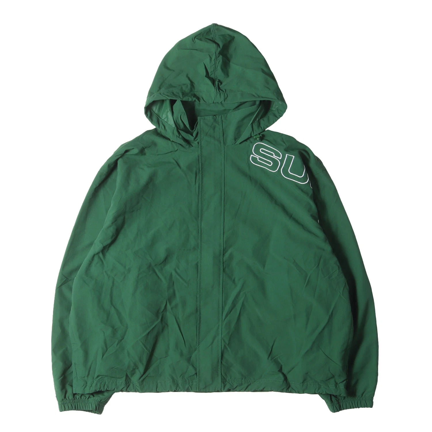 Veste de survêtement nylon brodé Supreme Spellout L imperméable 2024 automne/victoire