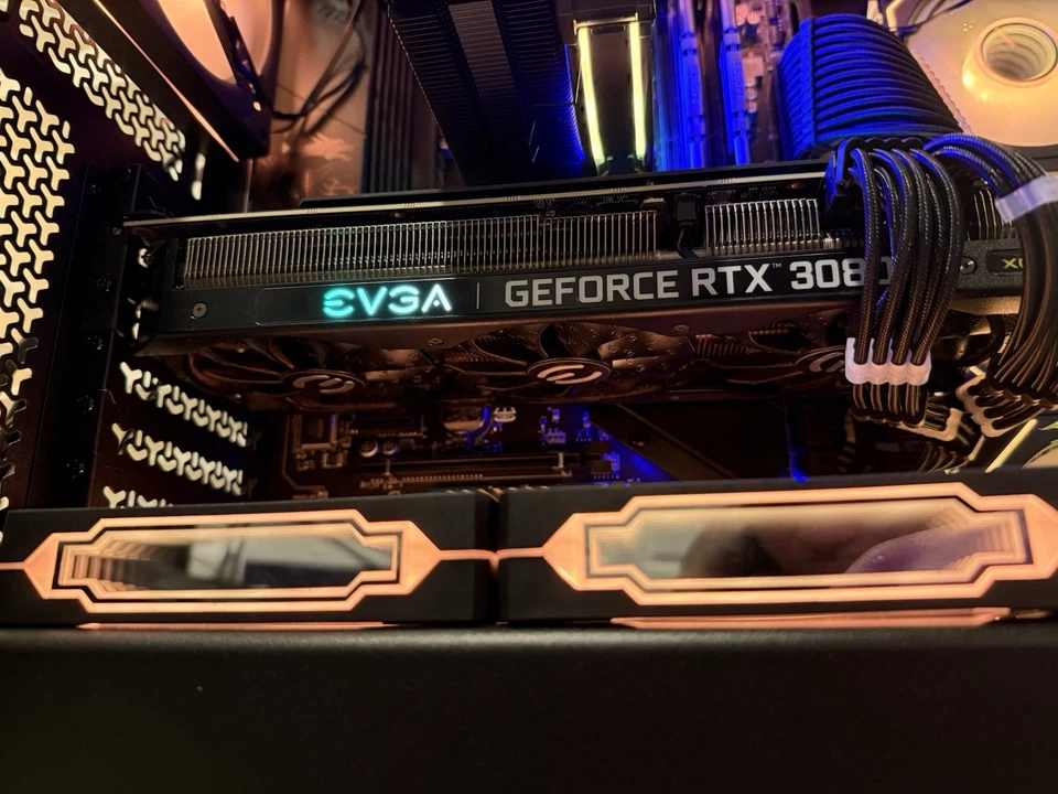 Custom Gaming PC – RTX 3080 / Ryzen 5 5600 / 16GB RAM / 1.5TB SSD / Corsair 3500 - Image 3 of 4