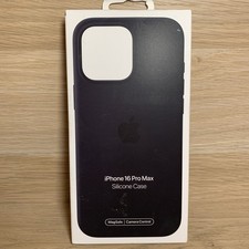Genuine APPLE iPhone 16 Pro Max Silicone Case w/ MagSafe Black - New SEALED
