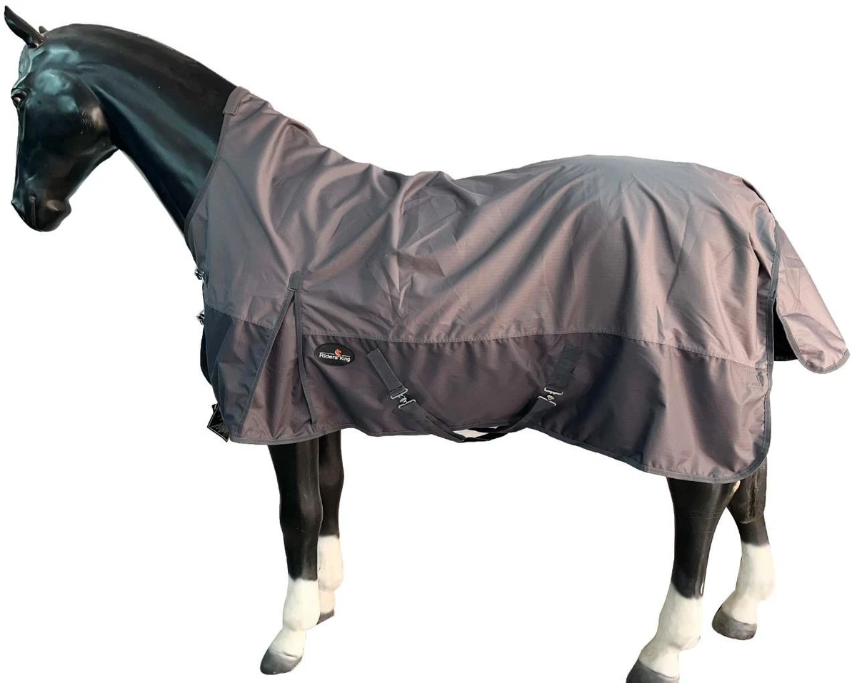 THERMOSTAR Coperta Termica Per Cavallo Con Pettorina - 125 Cm - Blu Marino