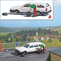 Busch Ho 7827 Action Set Reifenpanne Action Neu Ovp