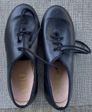 BLOCH Girls Black Size 11 M Audeo Jazz Tap Shoes S0381G Lace Up