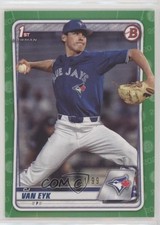 2020 Bowman Draft Green Border /99 CJ Van Eyk #BD-93 0o6v