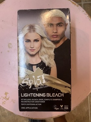 Splat Lightening Bleach Complete Kit Rebellious Colors One Application