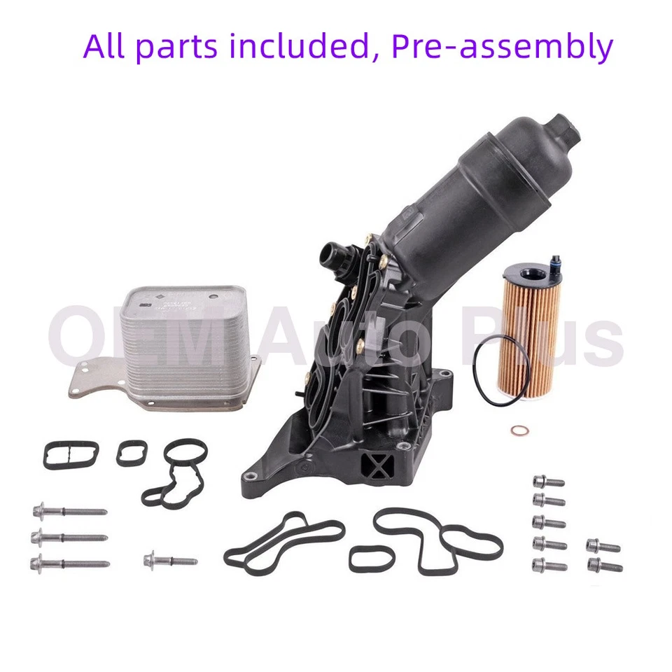 11428586673 OEM Mahle Oil Filter with Housing, cooler for BMW 530I 2017-2020 Foto 3 de 4