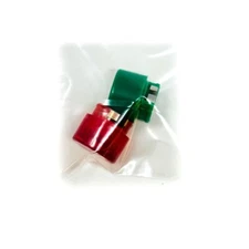 2 pcs Interior Indicator Light Round Lens, Red and Green