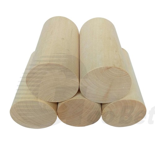 Smooth Wooden Craft Sticks Natural Hardwood Dowels Poles Dia 30mm 40mm 50mm DIY - Picture 2 of 8