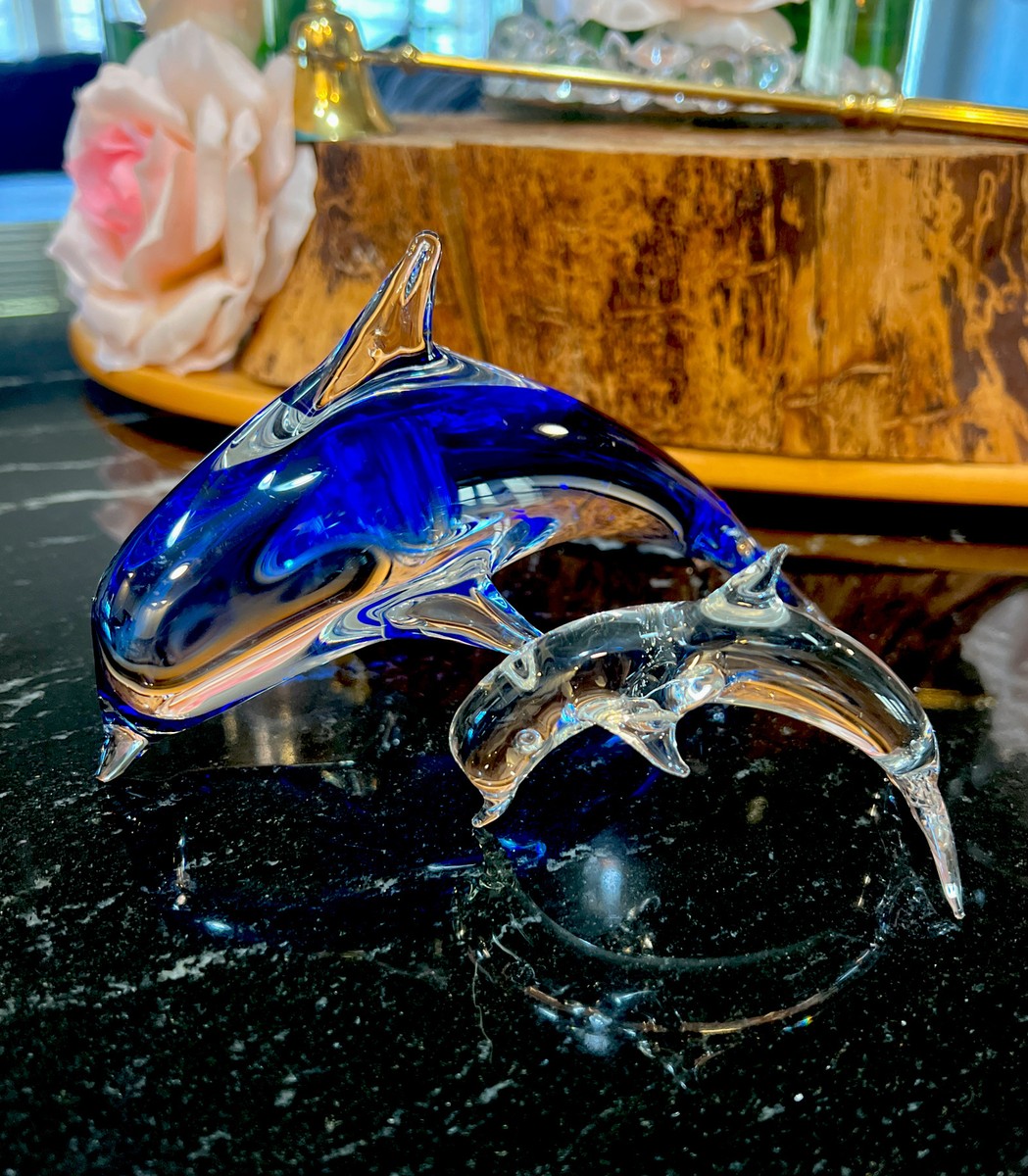 ドルフィンボウル・TIFFANY Mid-Century Modern Clear Tiffany and Company Art Glass Crystal