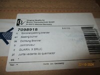 Bosch 7098918 Nefit HR30 Dichtung Brenner GB112-29W/WT GB202 Neu