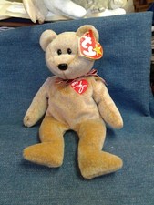 1999 SIGNATURE BEAR - Ty Beanie Baby RARE MINT ORIGINAL Retired w/ ERRORS