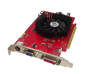 PALIT GeForce 7300 GT 256MB DDR3 SDRAM PCI-E GRAPHICS CARD DVI TV-Out VGA #GK9880