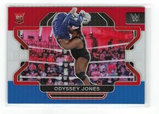 2022 Panini Prizm WWE Red White and Blue 48 Odyssey Jones READ