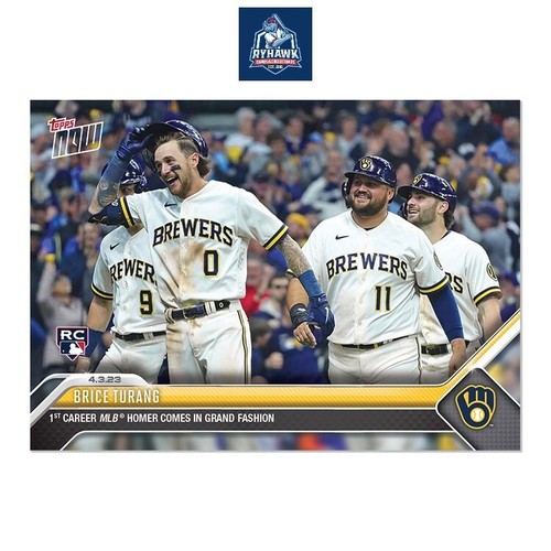 2023 Topps Now 37 Brice Turang