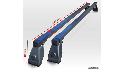 Roof Rack Bars Rails To Fit Nissan Kubistar 1997-2007 Van Aluminium Accessories - Picture 2 of 8