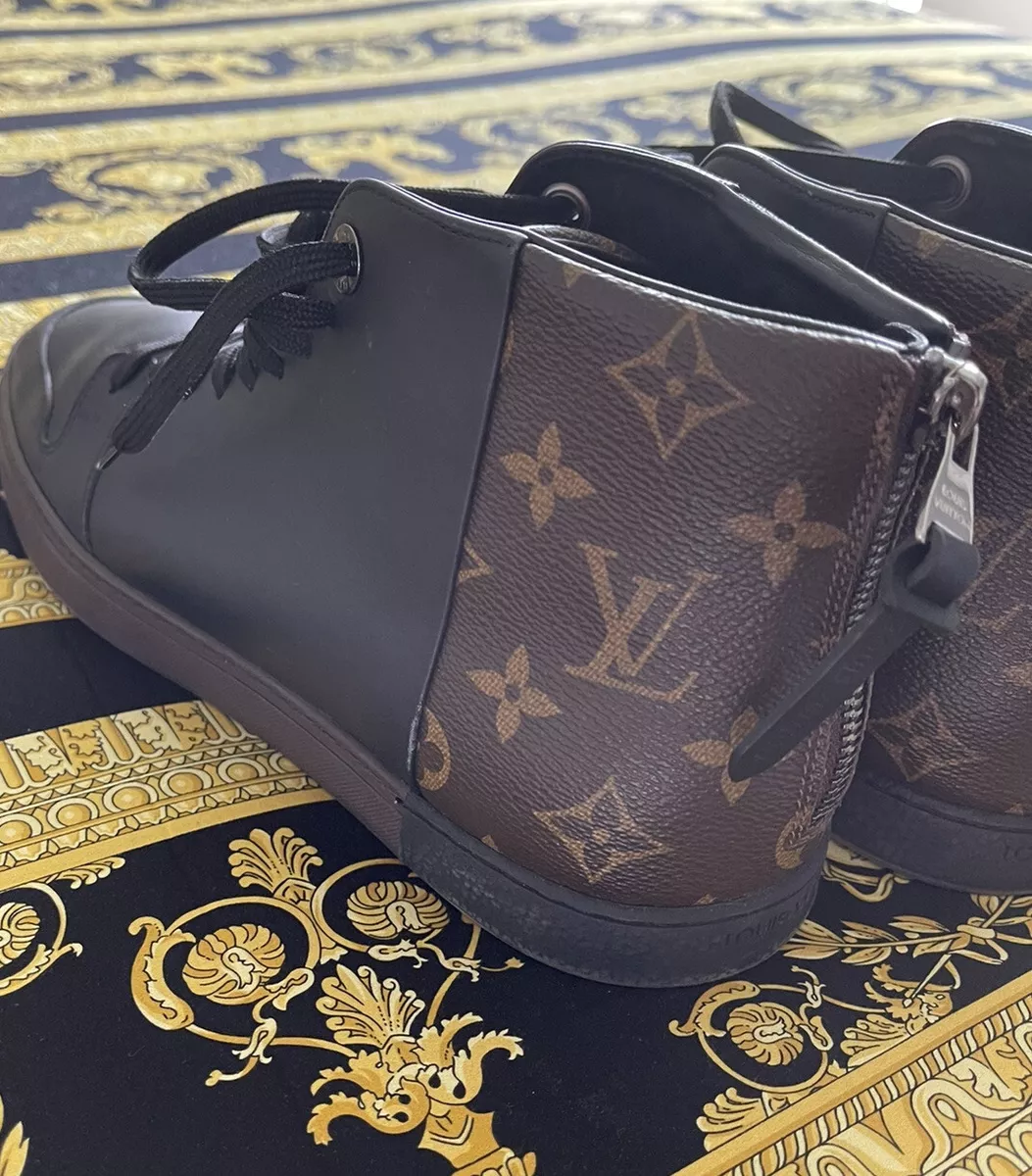100 AUTHENTIC LOUIS VUITTON MONOGRAM HIGH TOP SNEAKERS SHOES