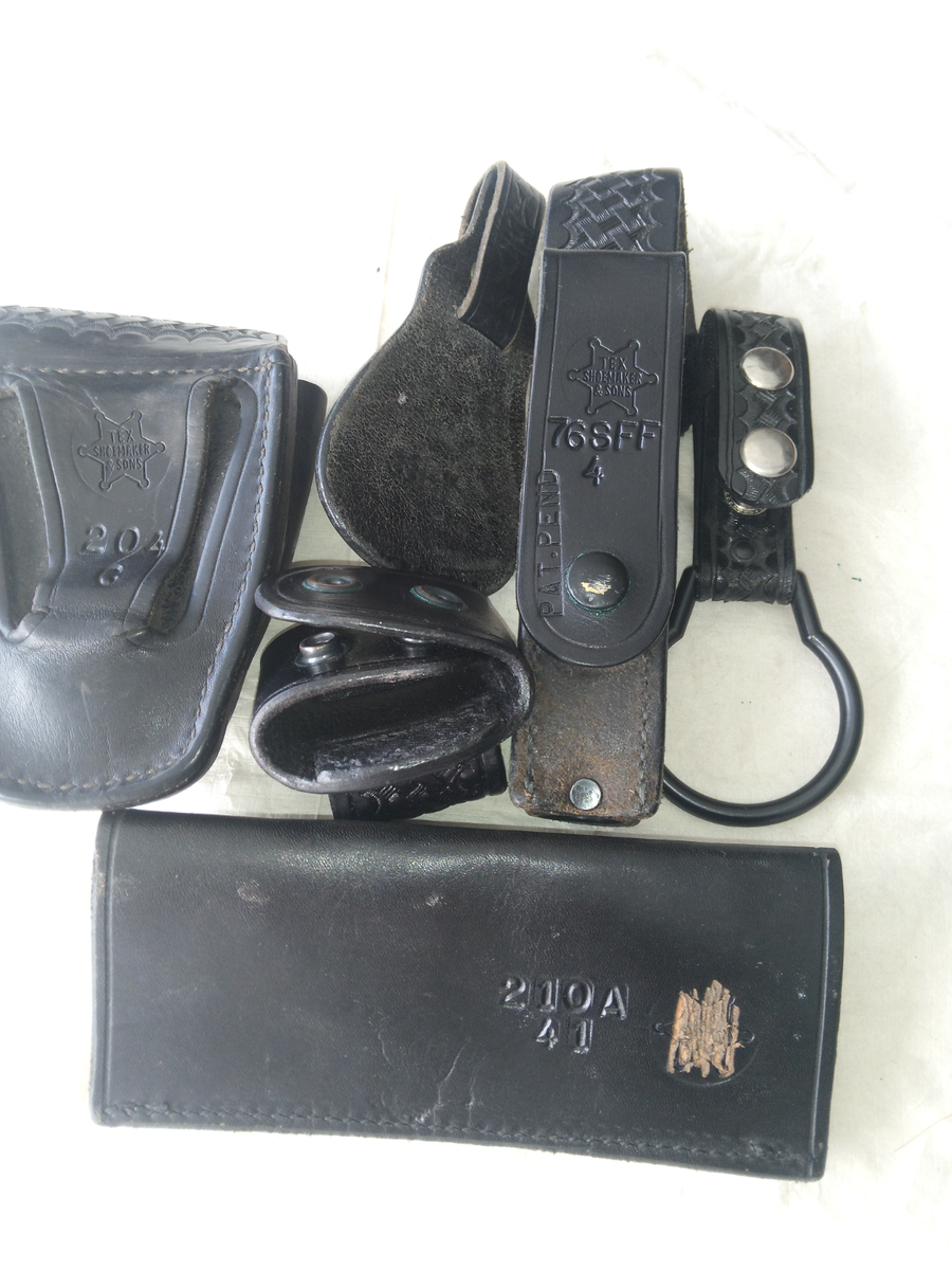 Lot (6 pieces) Tex Shoemaker and Sons Leather | eBay
